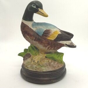 Vintage Landmark Designs Mallard Duck Figurine Home Decor Hand Painted